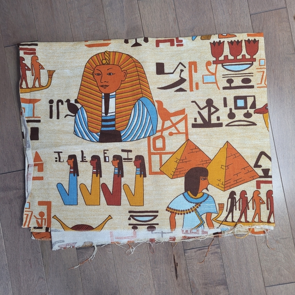 Egyptian themed fabric